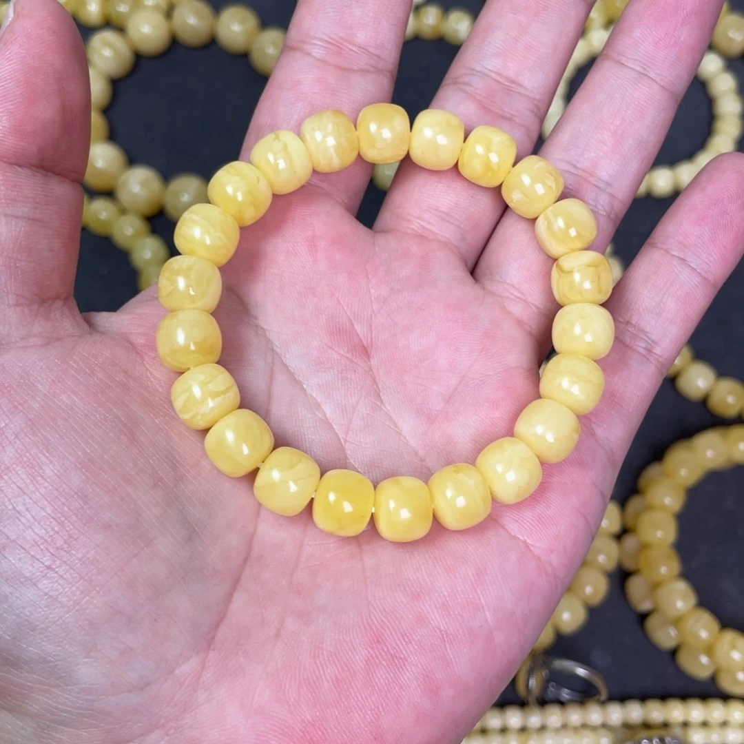 裸石蜜蜡未镶嵌蜜蜡手串10mm