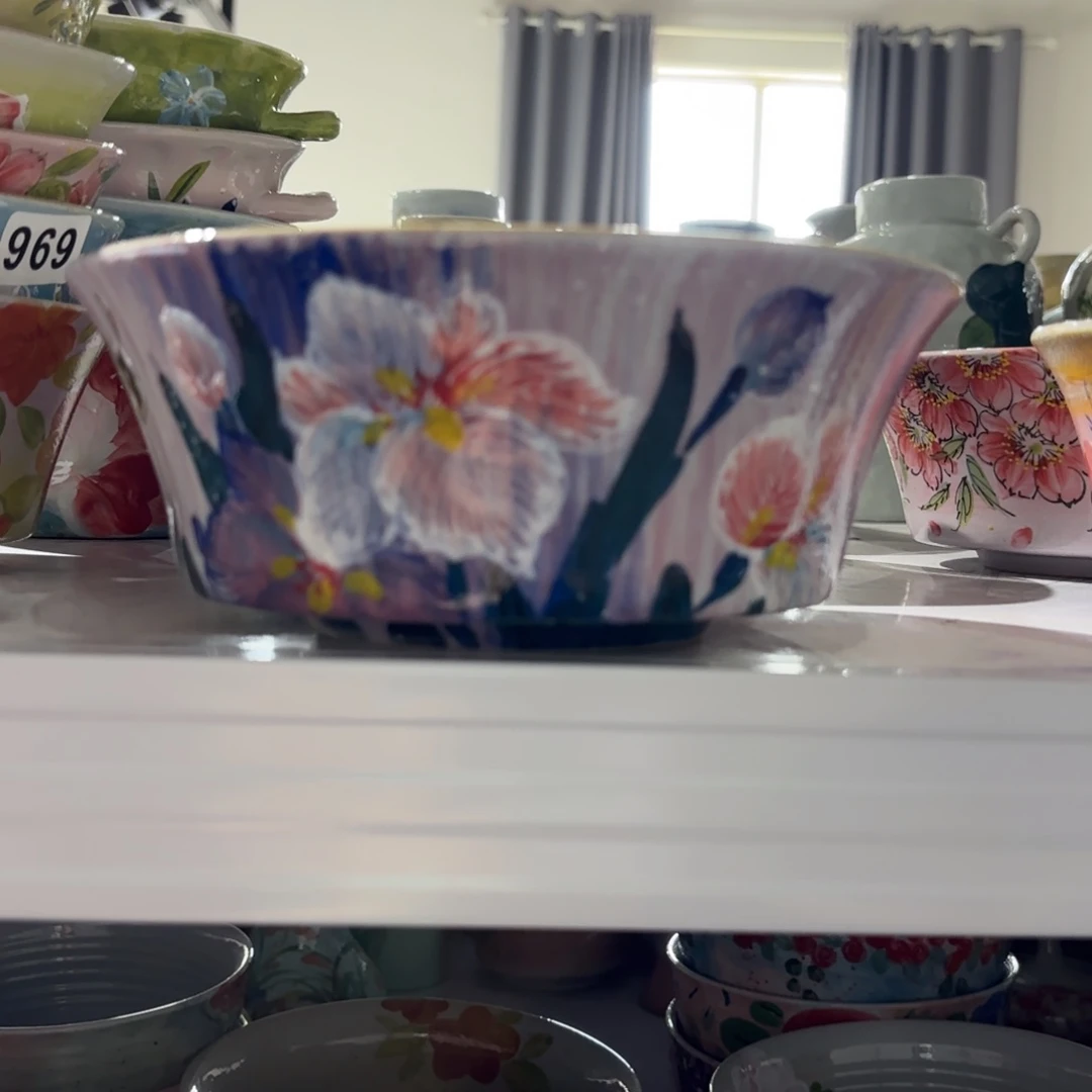 瓷片景德镇手绘高温釉下彩陶瓷茶具