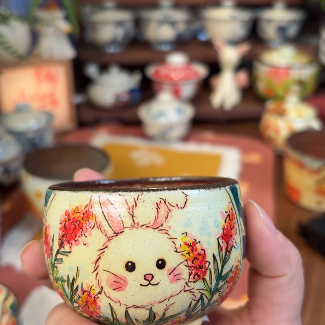 陶瓷艺术作品杯子649