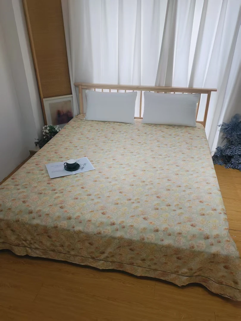 百支彩缎印花床单245*250微瑕～F782