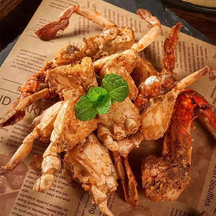 【顺丰直达】香酥舟山梭子蟹现炸零食开盖即食椒盐香酥解馋夜宵3