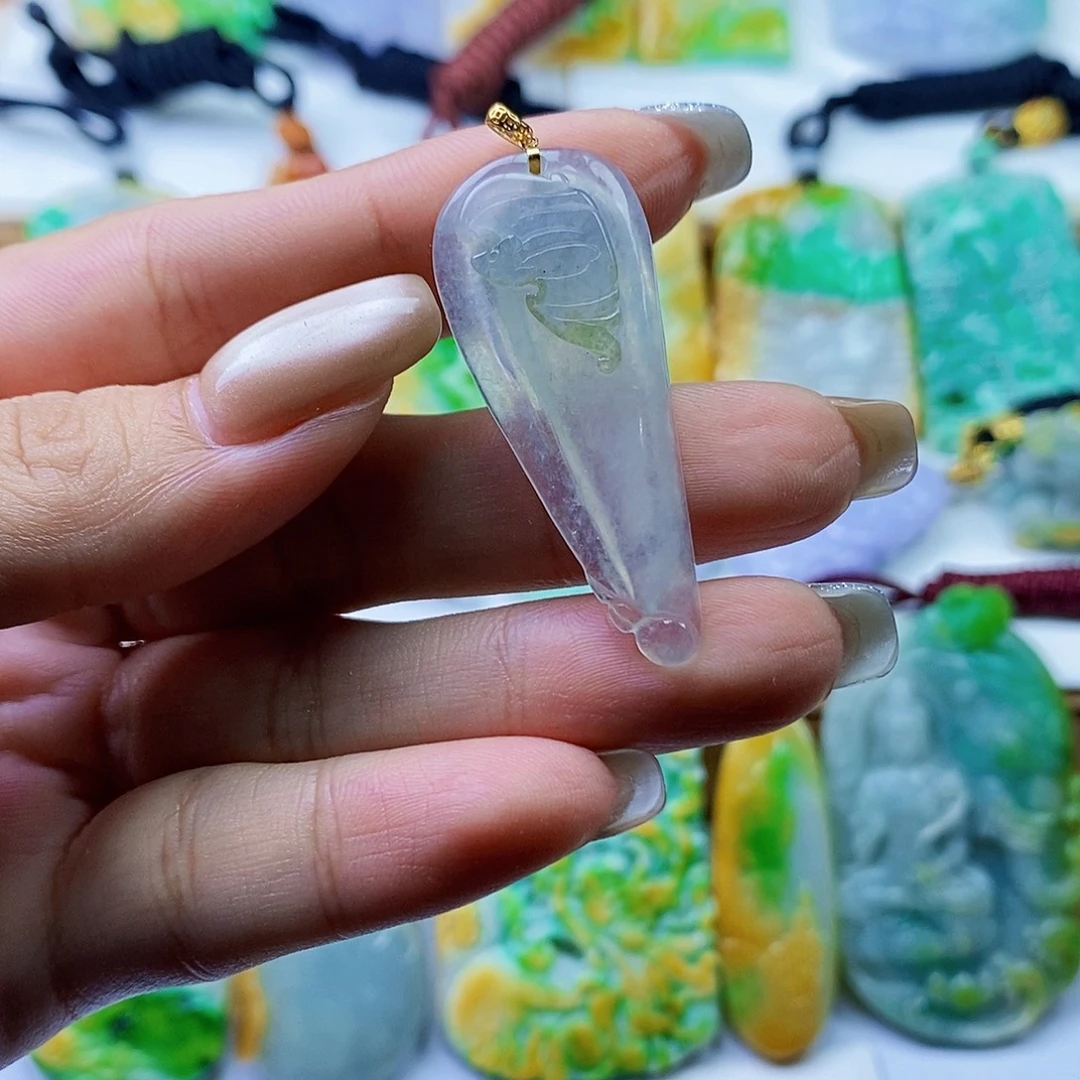 颈饰未镶嵌翡翠翡翠