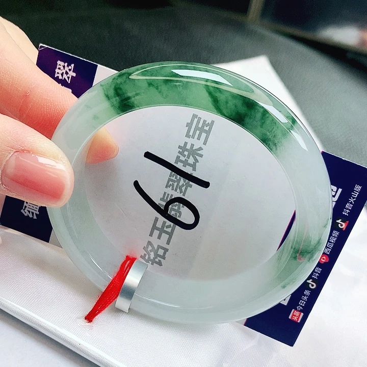翡翠未镶嵌手镯缅甸天然a货翡翠手镯