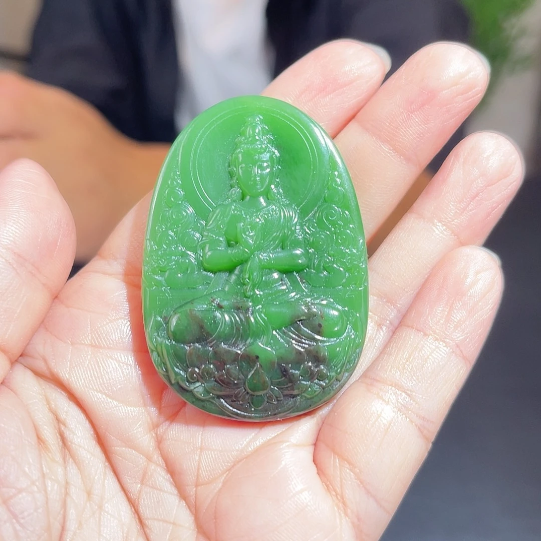 颈饰未镶嵌和田玉（糖玉）