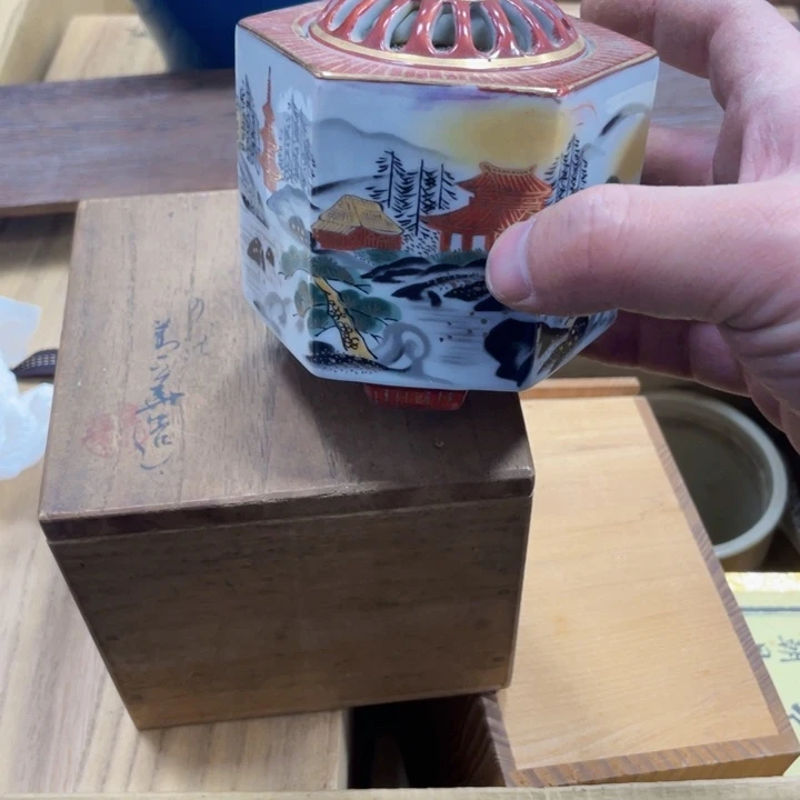 瓷片瓷制作工艺品摆件