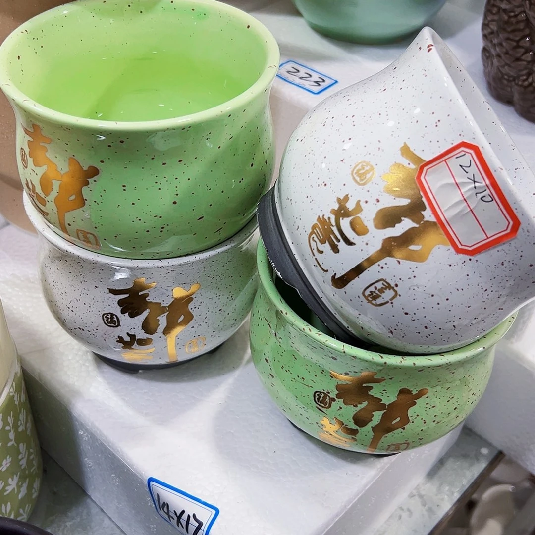 有孔外贸尾单陶瓷花盆凑单18米包邮