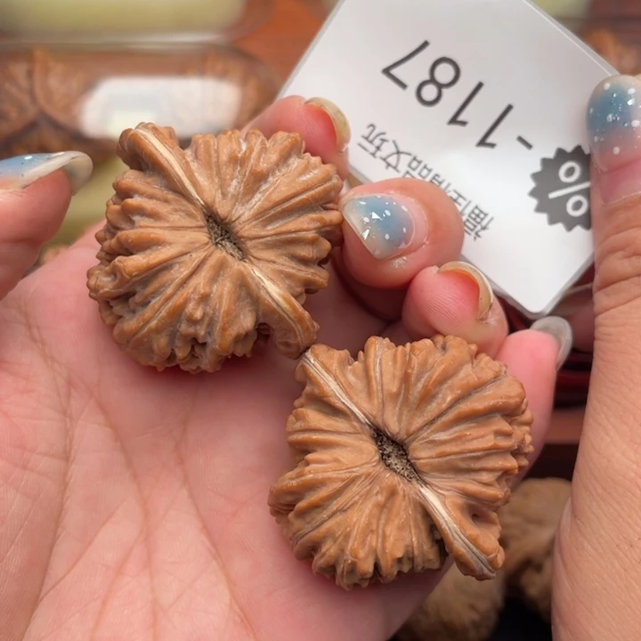 吊坠文玩核桃42红皮汉高楼汉高楼