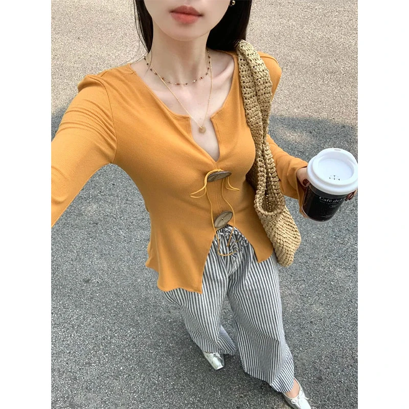 秋季款2025显瘦修身网红穿搭薄款上衣条纹休闲宽松百搭直筒长裤女