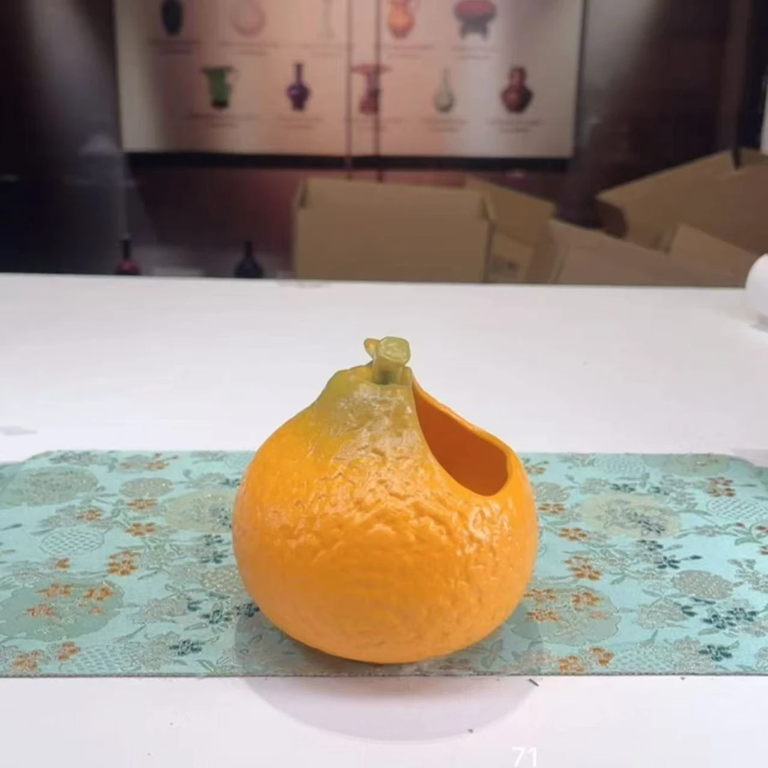 柑橘茶具摆件烟灰缸y5809