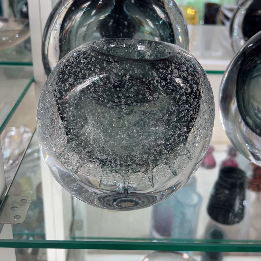 高 14 轻奢琉璃花器福利正常手工痕迹