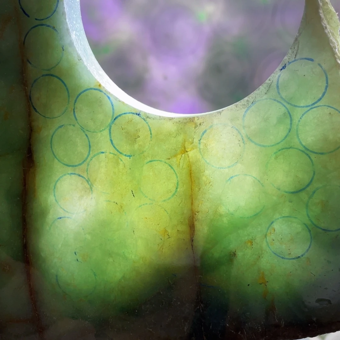 翡翠未镶嵌挂件K缅甸天然翡翠片料