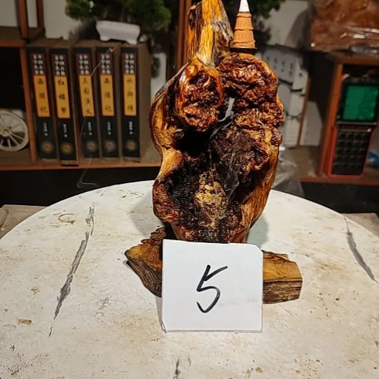 空***空松木5北沉香琥珀木天然造型山水摆件