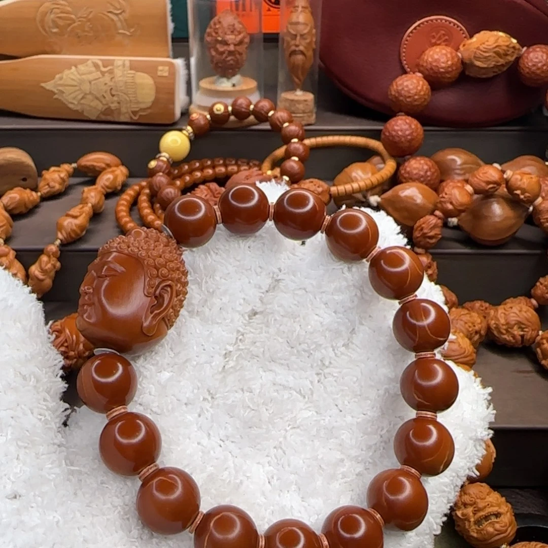 众***哥橄榄核把件1.4正圆