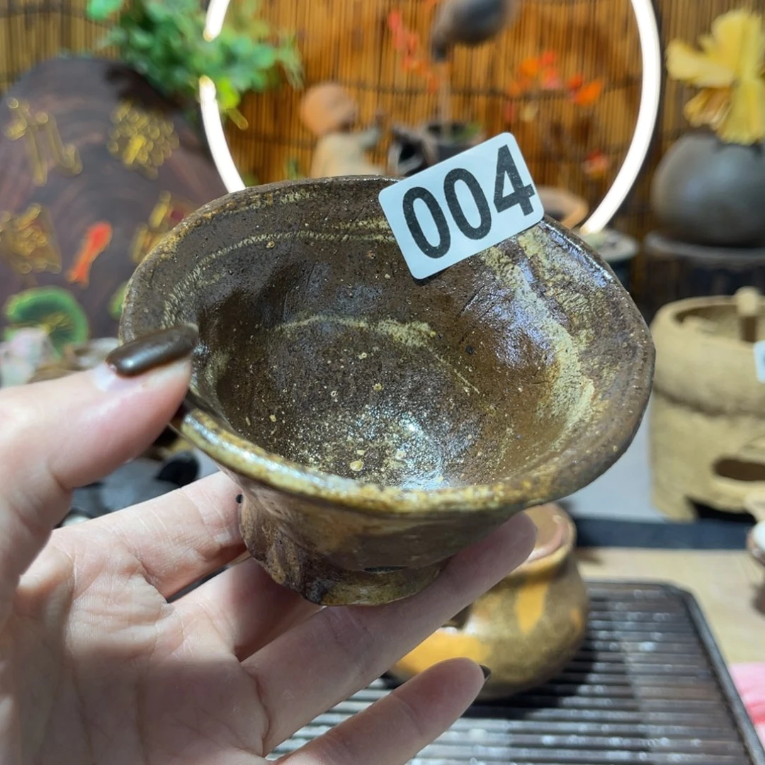 木村信鸿柴烧宝瓶