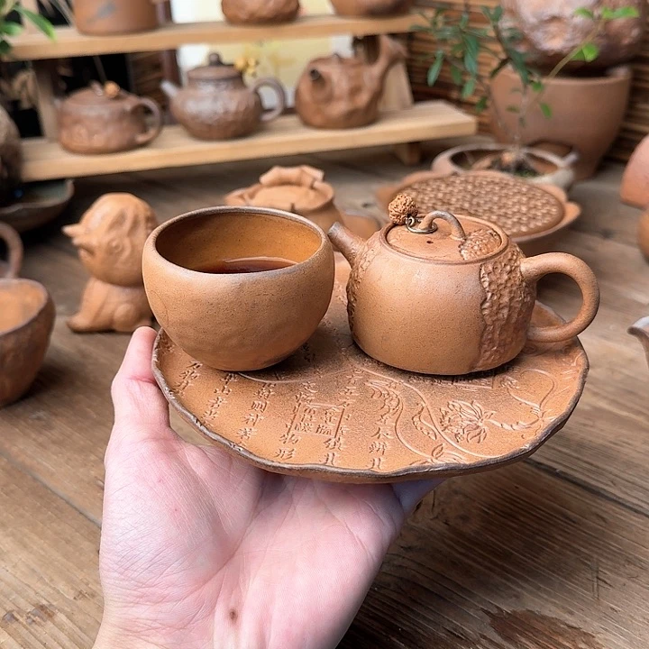 原矿老岩泥茶器系列