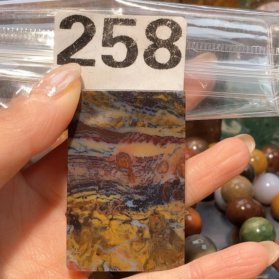 未镶嵌天然北票硅化玉吊坠硅化玉