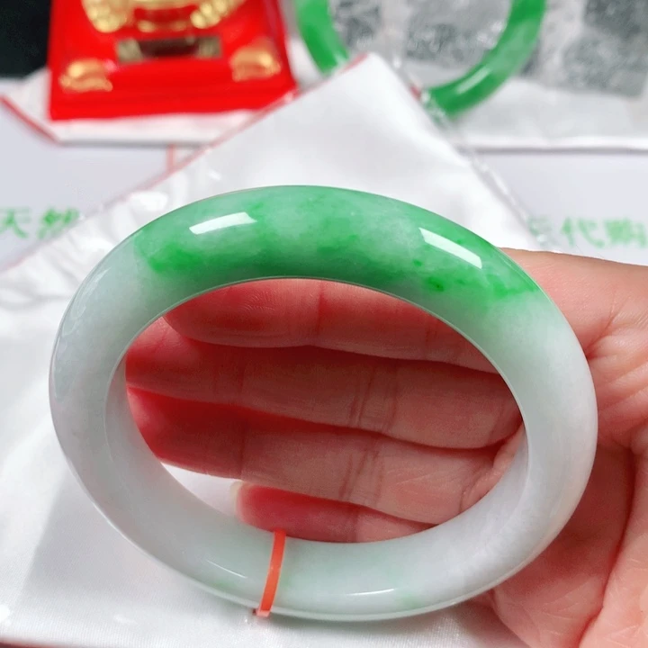 未镶嵌手镯翡翠  编号DH1225 正圈59 福利镯