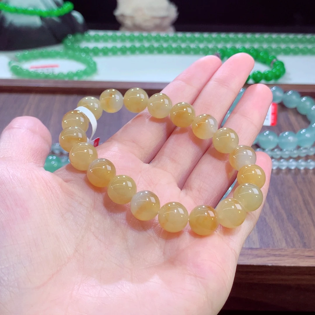 未镶嵌手串翡翠卡10mm