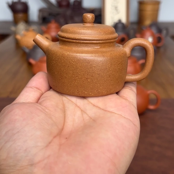 茶壶紫砂德钟100毫升段泥