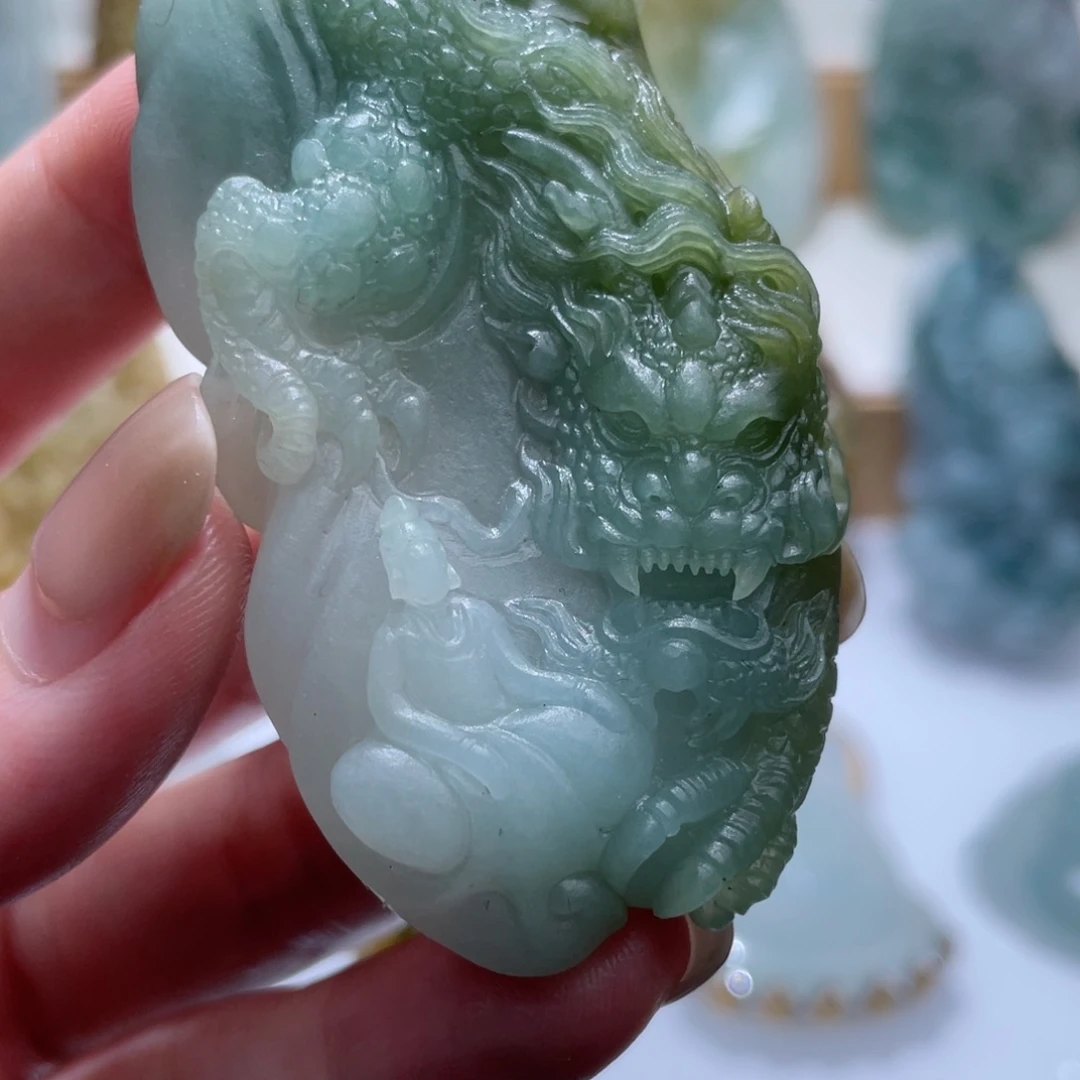未镶嵌定制翡翠毛货
