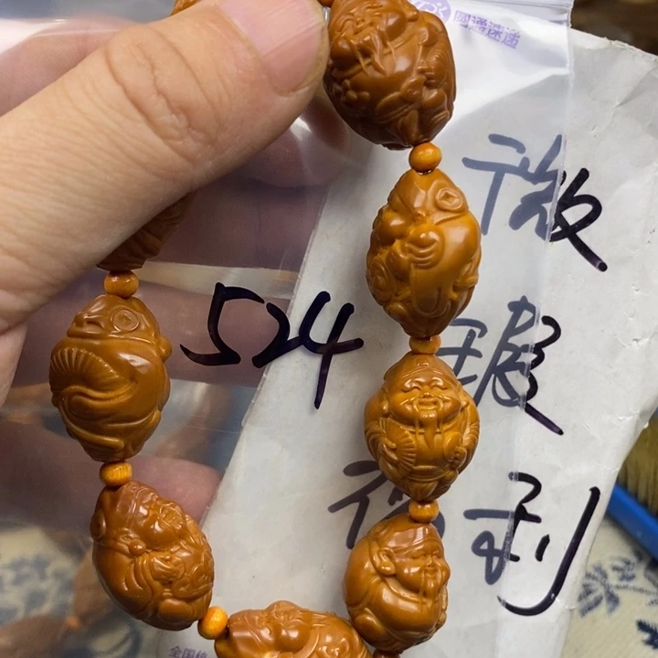 橄榄核手串/手链橄榄核雕工艺手串