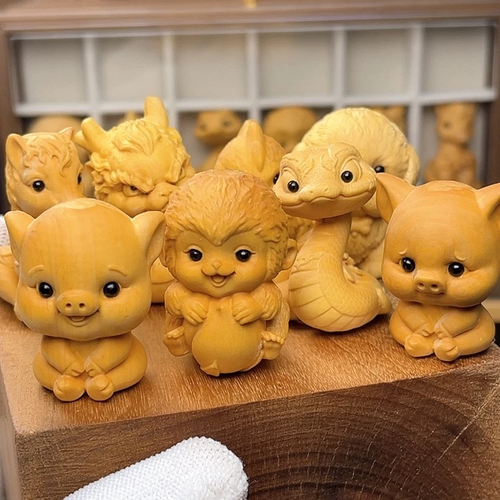 十二生肖一整套十三个摆件