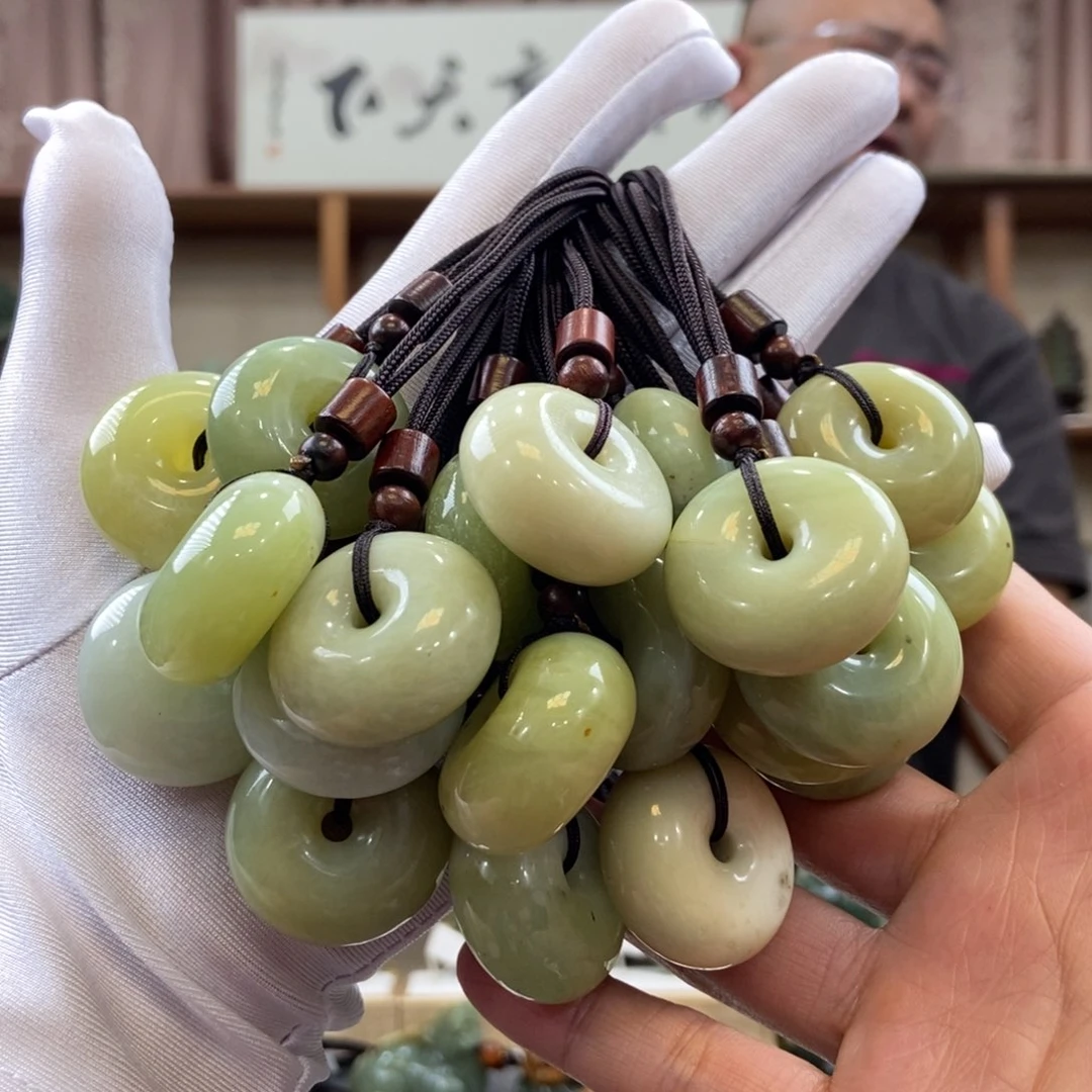蛇纹石玉平安扣（多样性发一件）未镶嵌