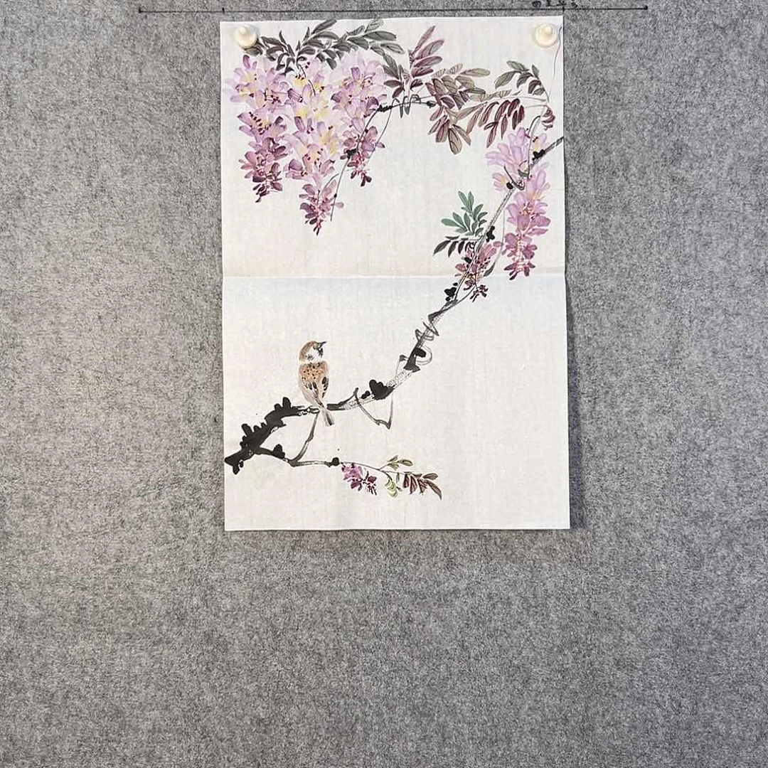 国画306 花鸟在此处飞翔也不太