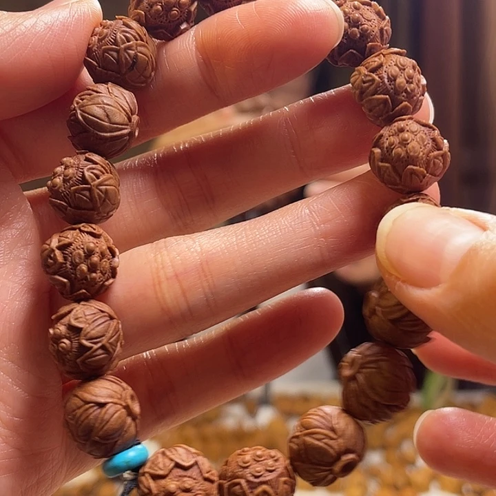 手串/手链橄榄核龙纹桃核