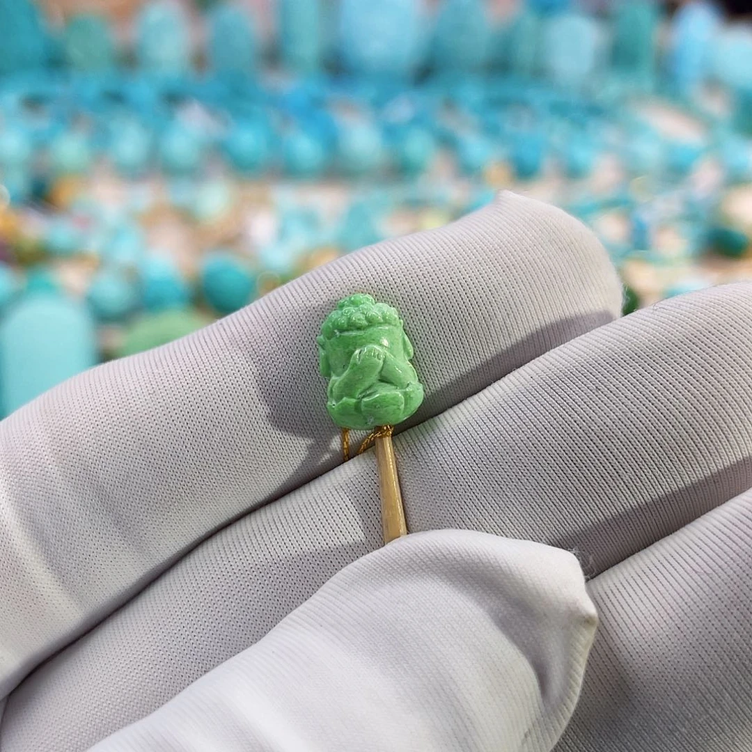 绿松石珠宝奇石未镶嵌