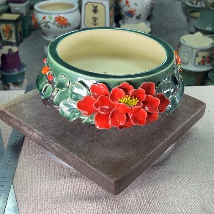 泳坤堂石湾盆微瑕