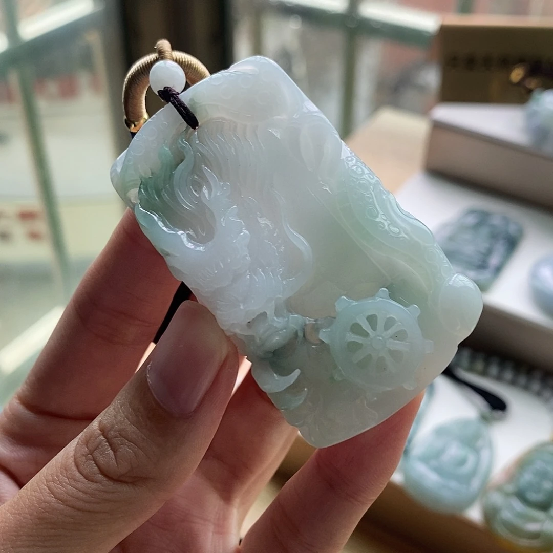 【闪购商品】颈饰未镶嵌翡翠天然缅甸A货翡翠