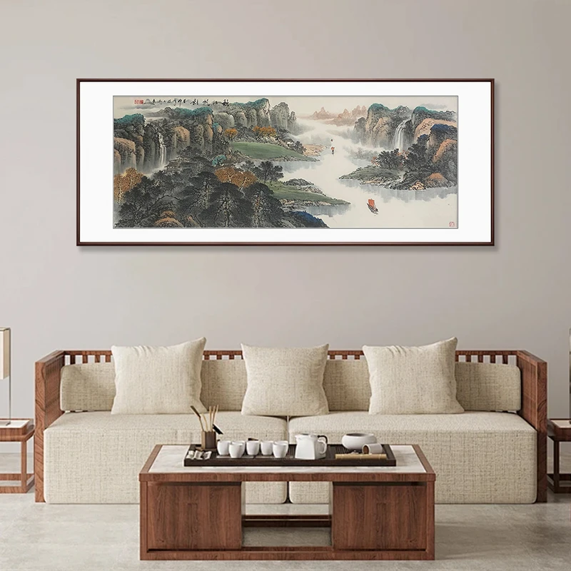 手绘【北棠书画院】国画山水画客厅办公室挂画 18