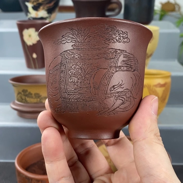 宜兴紫砂手工紫砂主人杯