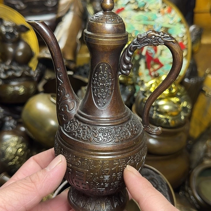 铜器摆件收收藏藏