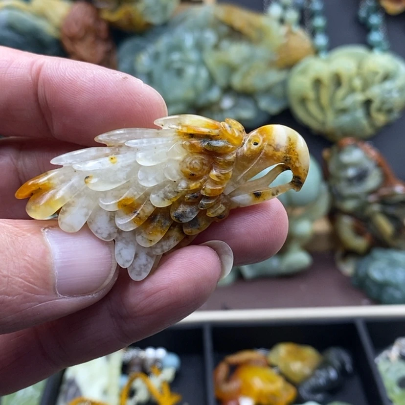 【闪购商品】未镶嵌蛇纹石玉吊坠