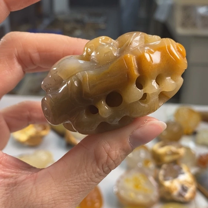 玛瑙/玉髓吊坠(不含链)未镶嵌