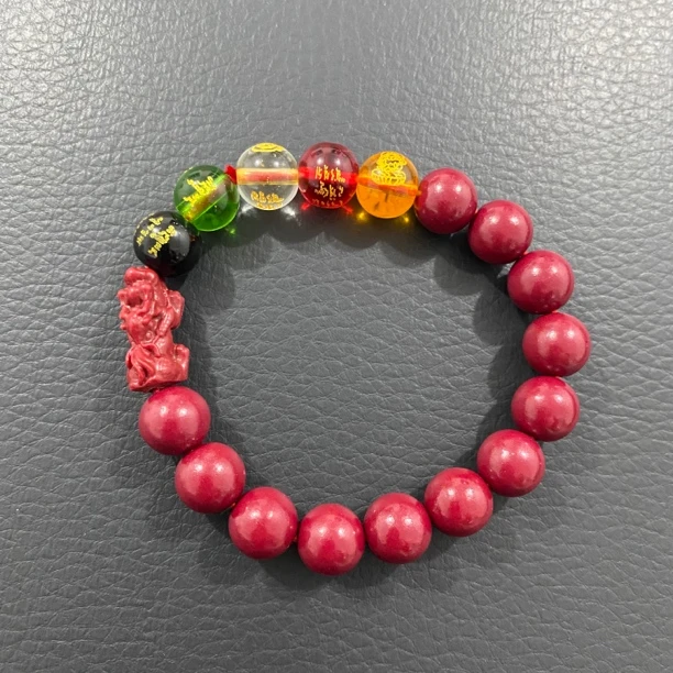 天然辰砂WPT 073 精品手串（无礼盒）