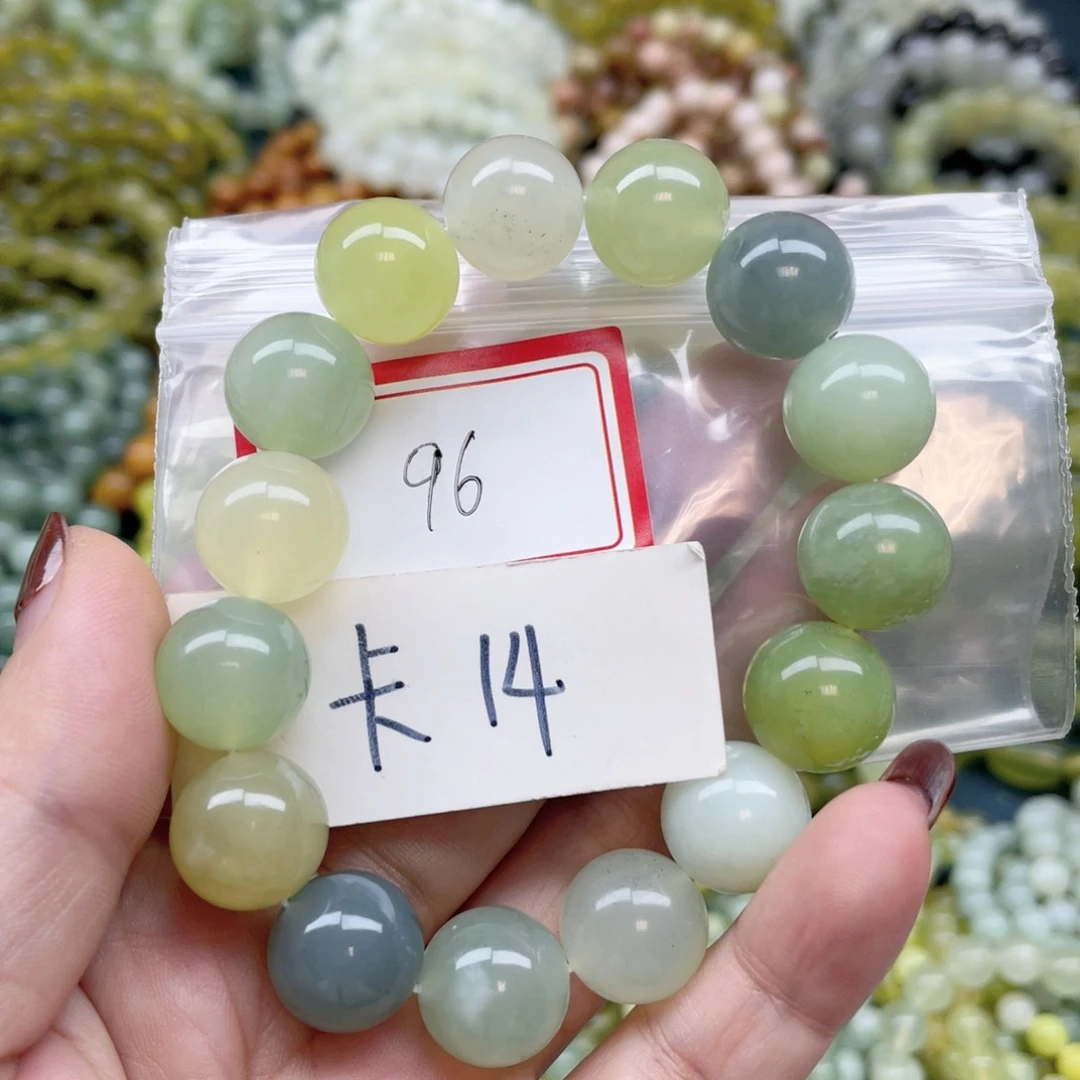 未镶嵌蛇纹石玉手串