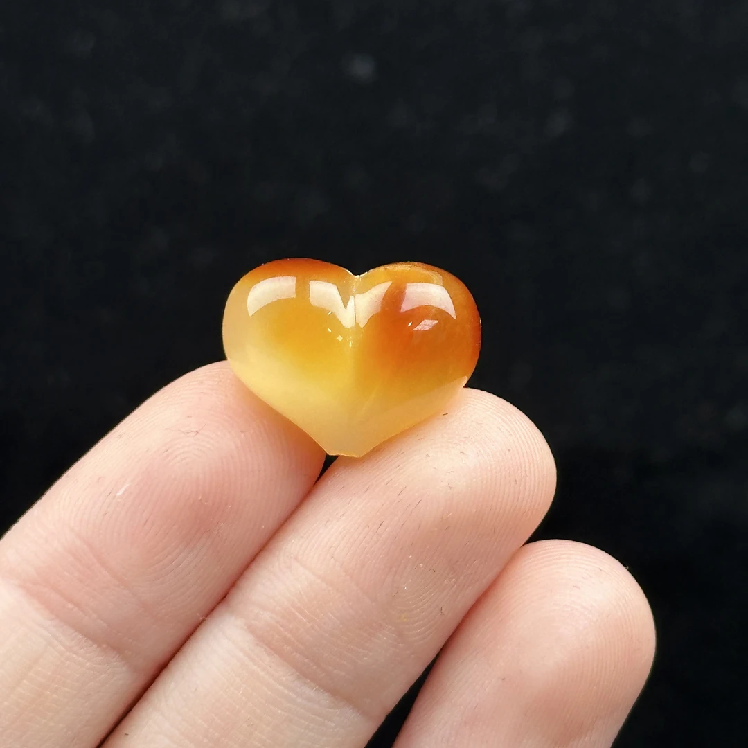 K7863天然原矿蜜蜡 屁桃 17*13mm支持复检假一罚十