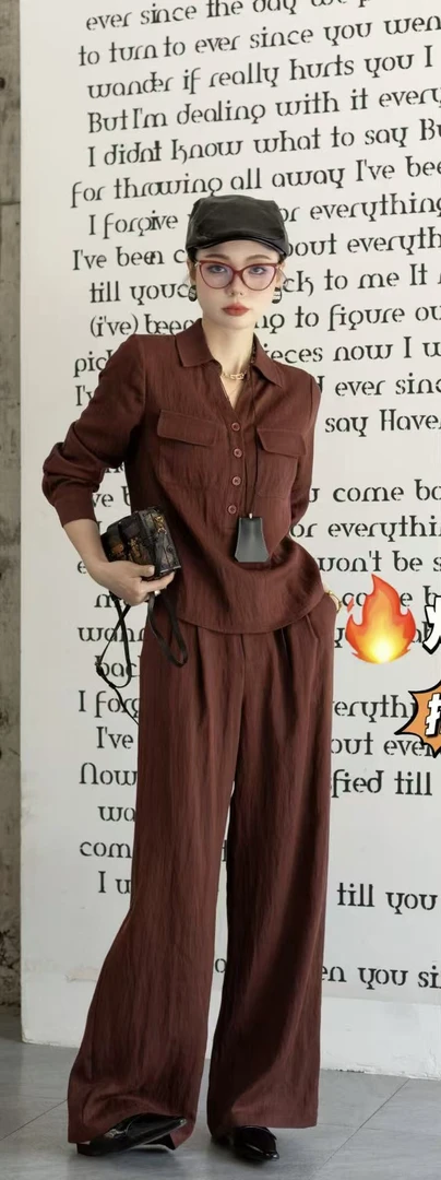 新款气质时尚套装8031