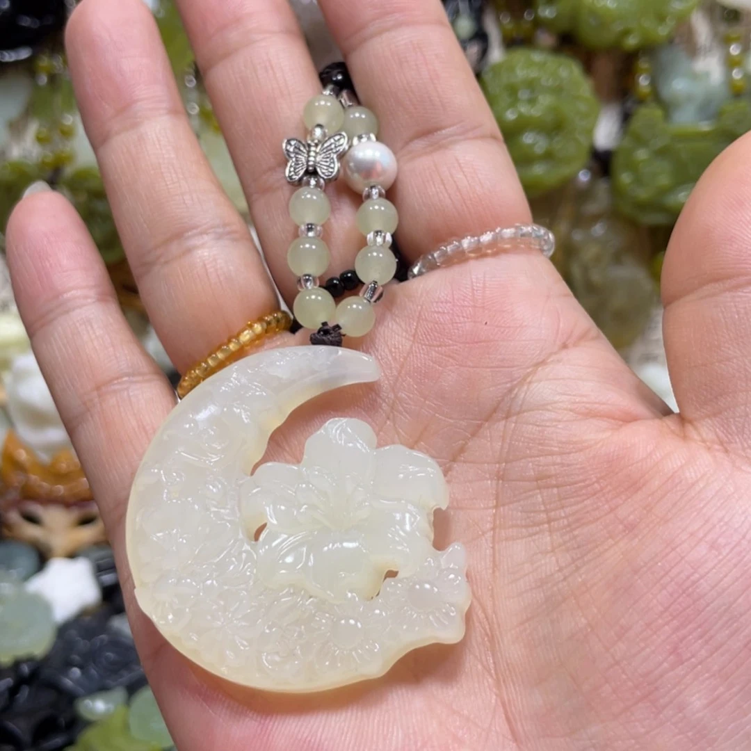 【闪购商品】岫玉颈饰未镶嵌49吊坠