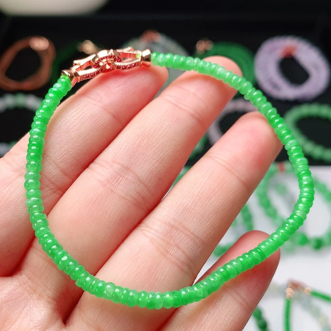 翡翠未镶嵌手链翡翠