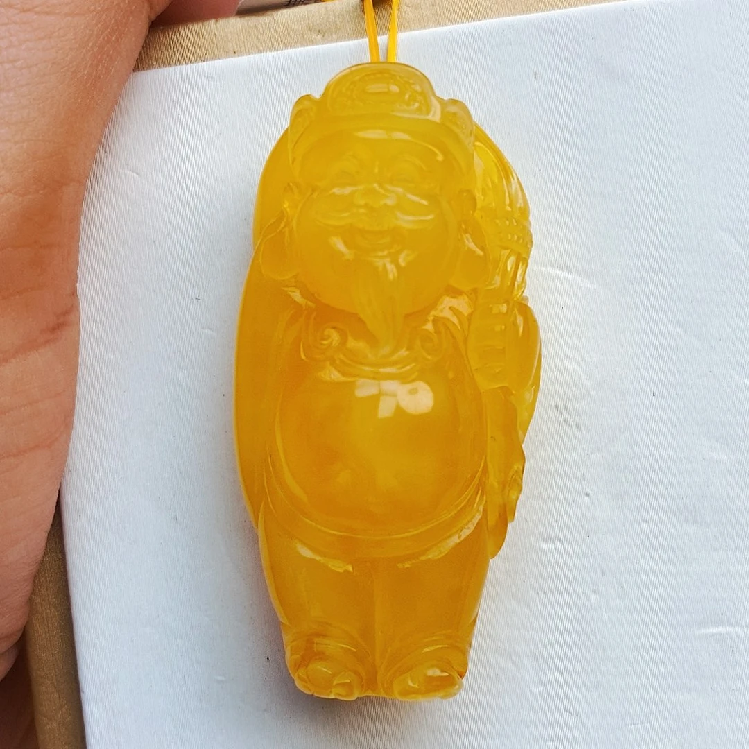 蜜蜡颈饰未镶嵌天然保真假一赔十26