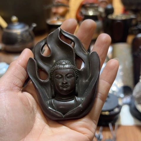蜜安罐瓷香炉锡茶则