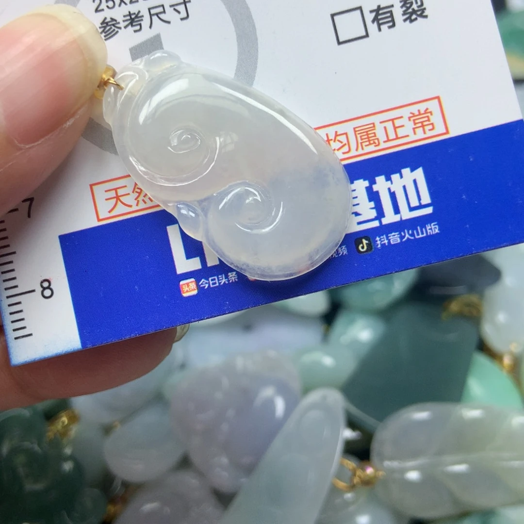 翡翠颈饰未镶嵌天然翡翠