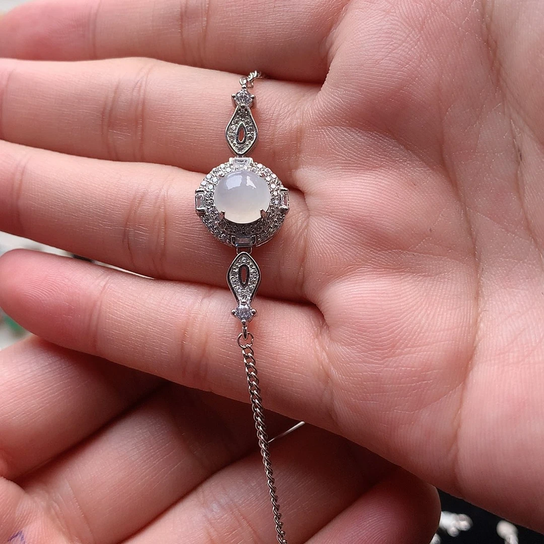 翡翠戒指银S925镶嵌1***60152