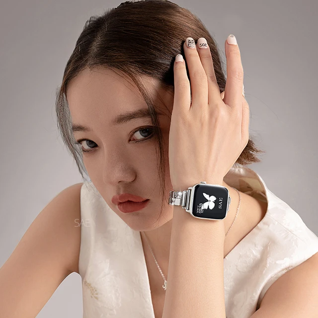 华为精选适用女性智能手表2025新款冰立方金属接收手机运动手环适