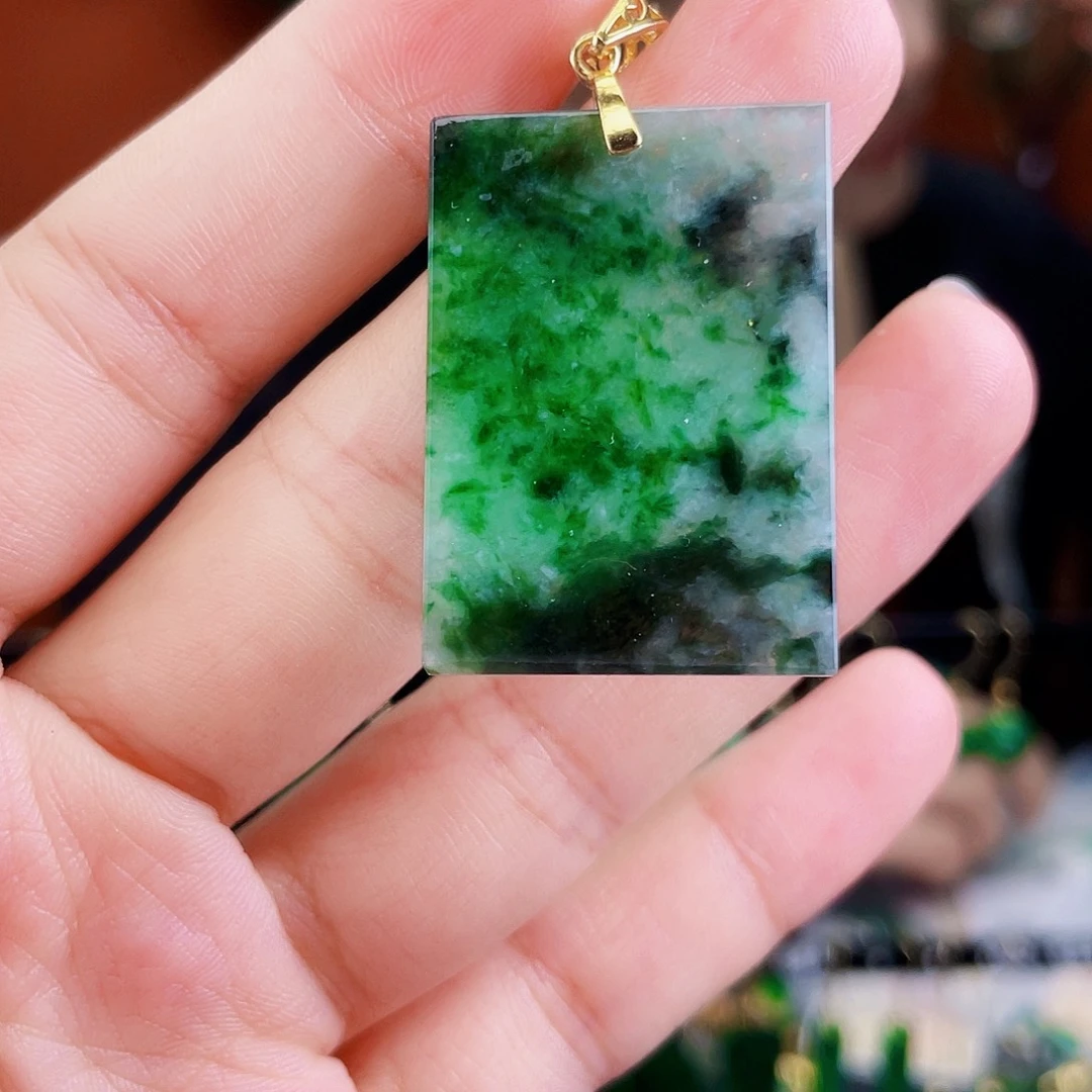 翡翠未镶嵌耳饰饰品