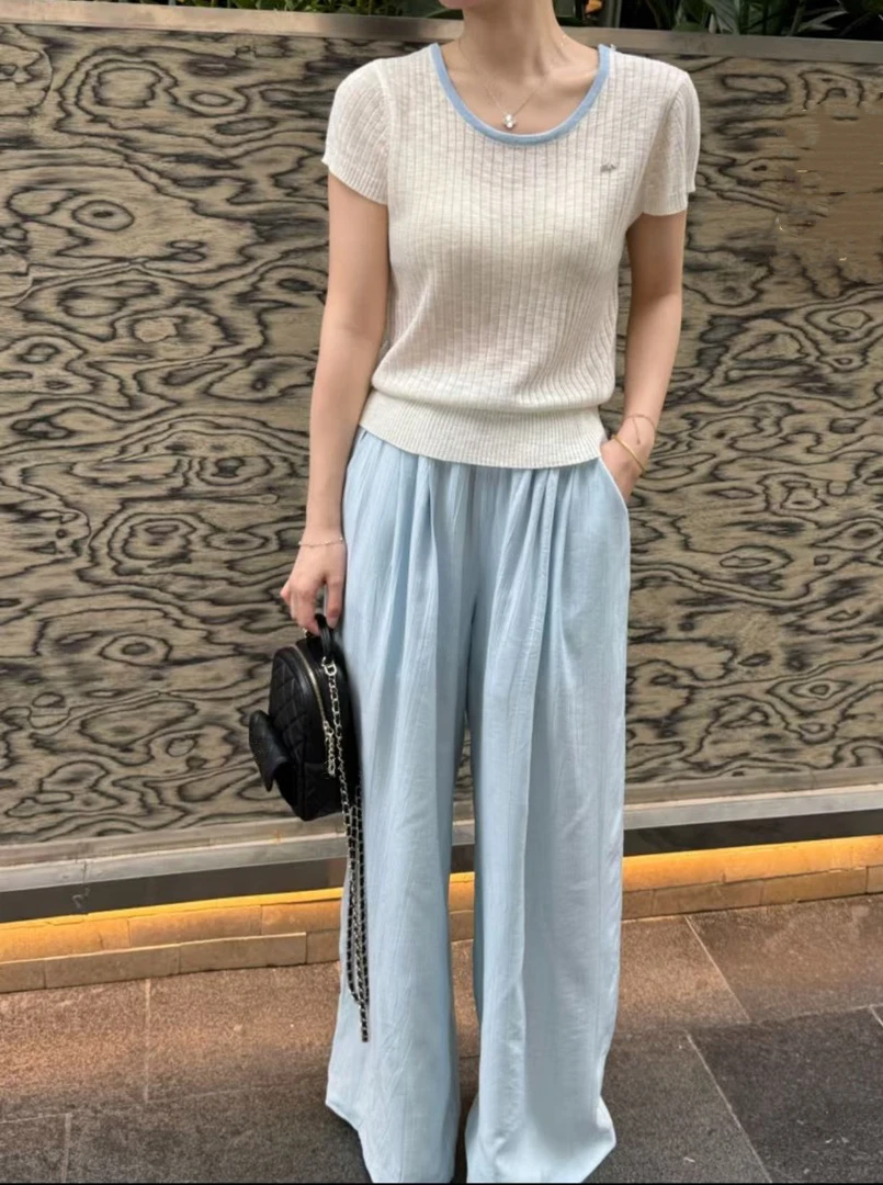 【9101】#短袖上衣+休闲裤【套装】